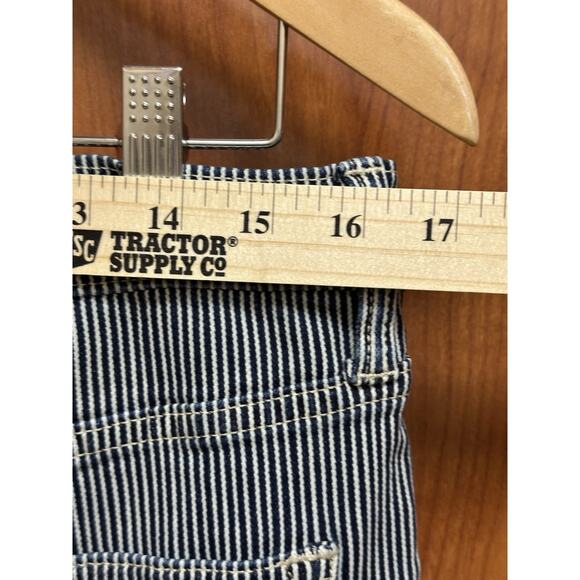 GAP High Rise Stride Ankle Jeans in Indigo Stripe Size 31/12R Wide Leg NWT - Picture 6 of 10